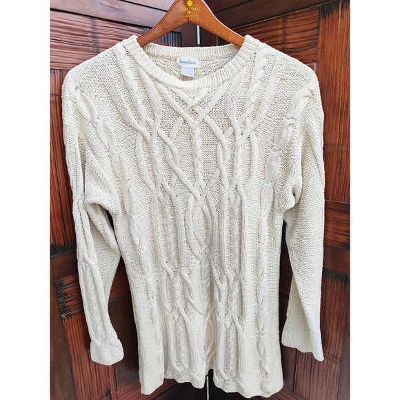 100% silk handknit tunic sweater from Neiman Marcus size L - Picture 1 of 5